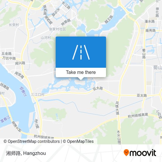湘师路 map