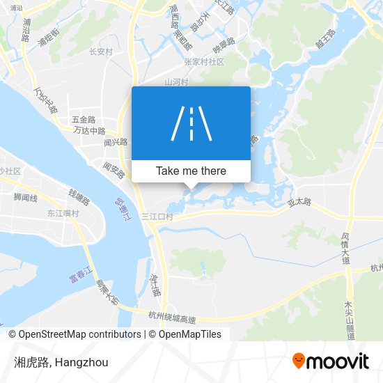 湘虎路 map