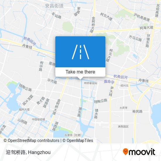 迎驾桥路 map