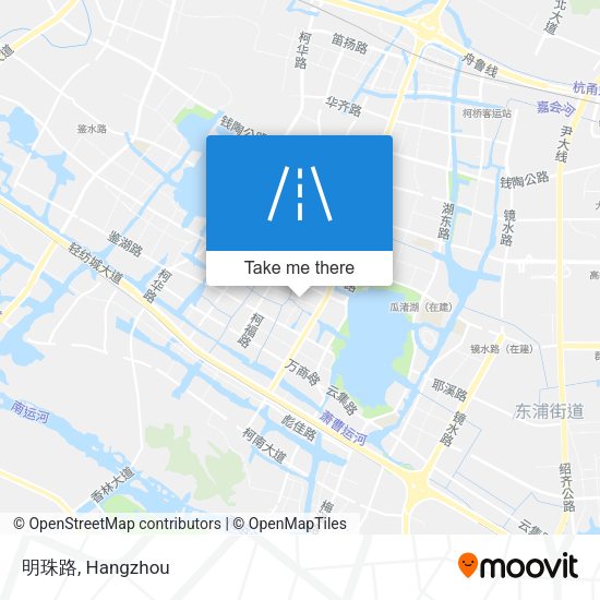 明珠路 map
