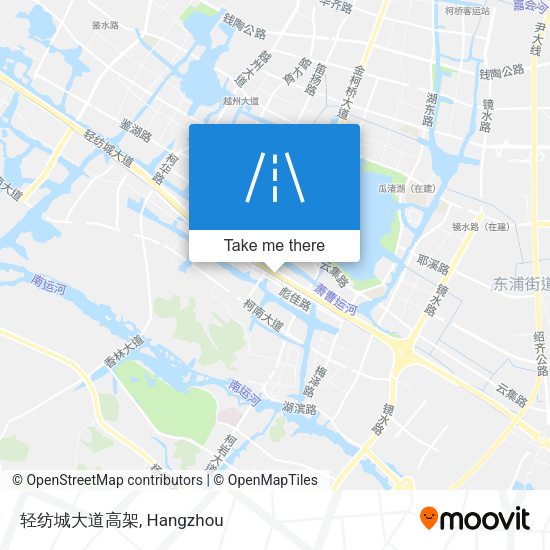 轻纺城大道高架 map