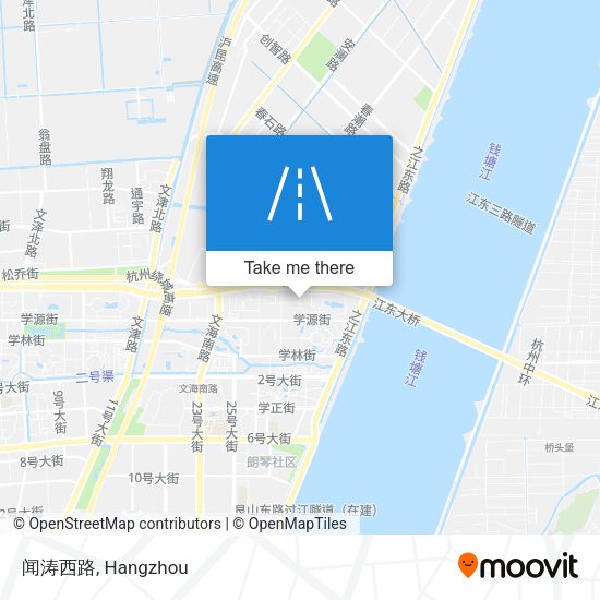 闻涛西路 map