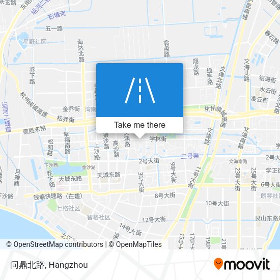 问鼎北路 map