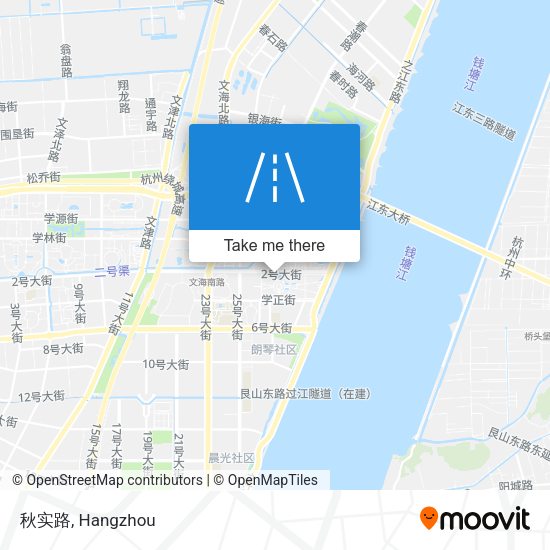 秋实路 map