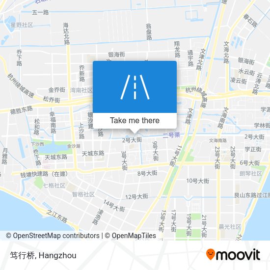 笃行桥 map