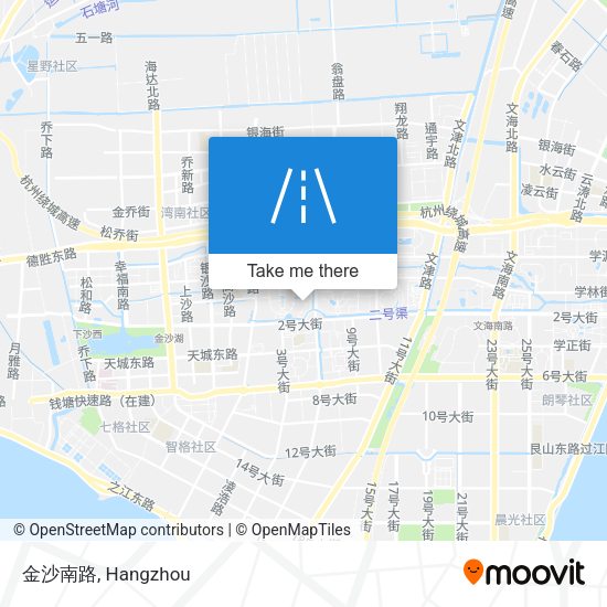 金沙南路 map