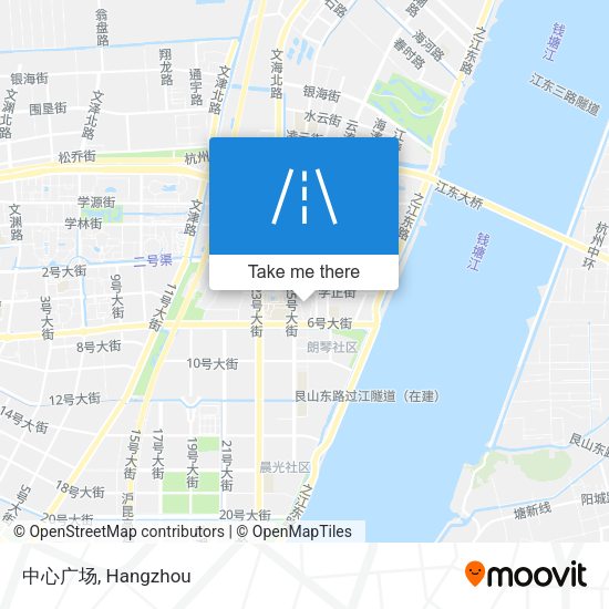中心广场 map