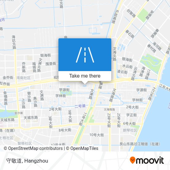 守敬道 map