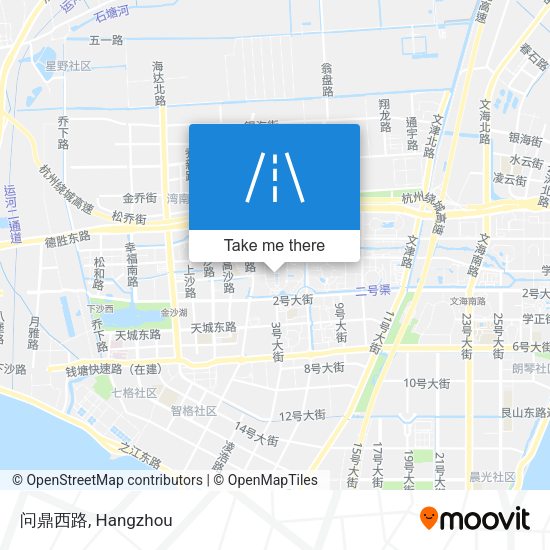 问鼎西路 map