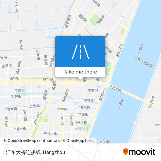 江东大桥连接线 map