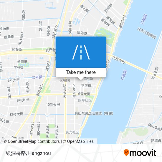 银洞桥路 map