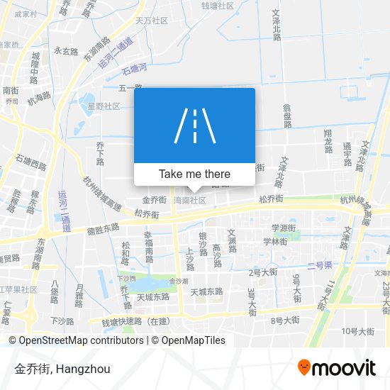 金乔街 map