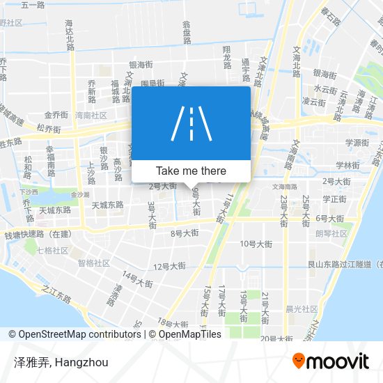 泽雅弄 map