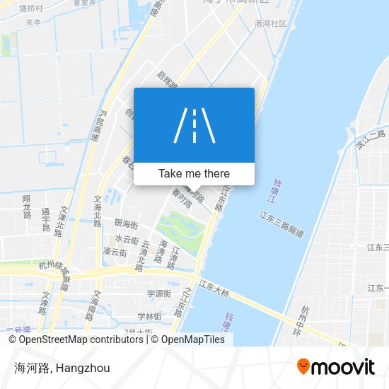 海河路 map