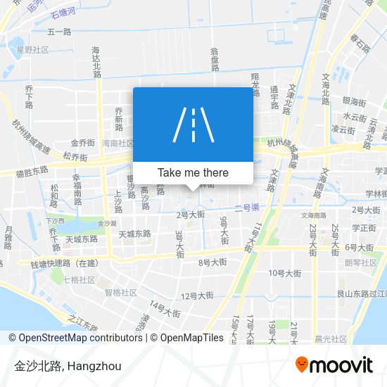 金沙北路 map