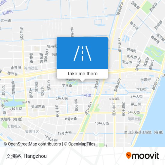 文溯路 map