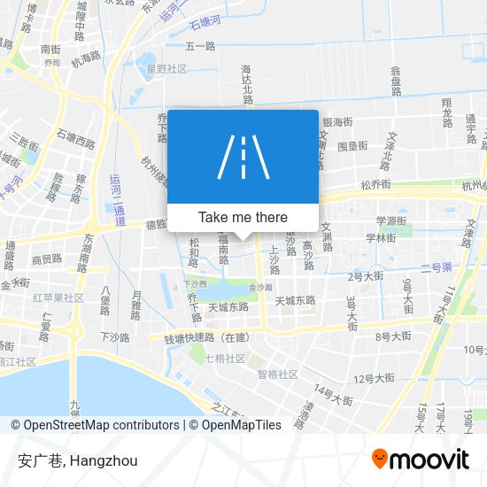 安广巷 map