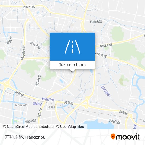 环镇东路 map