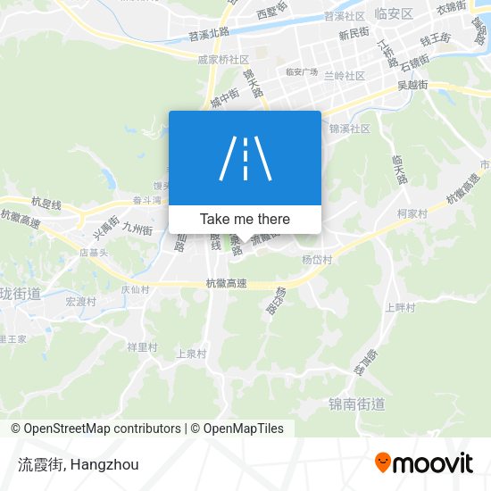 流霞街 map