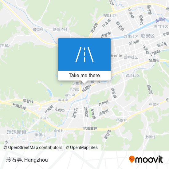 玲石弄 map