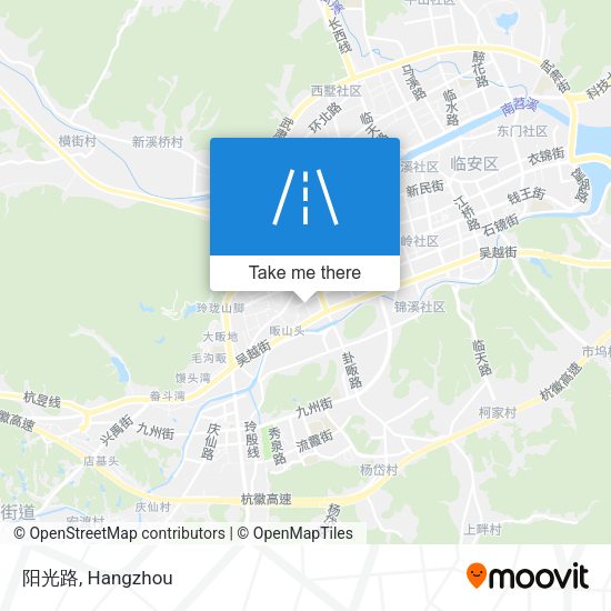 阳光路 map