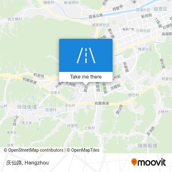庆仙路 map