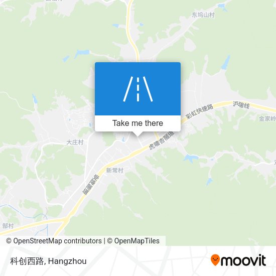 科创西路 map