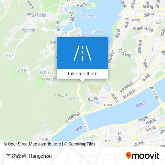 莲花峰路 map