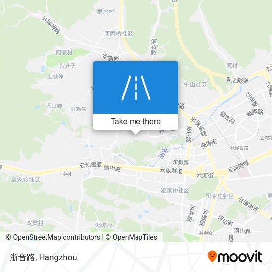 浙音路 map