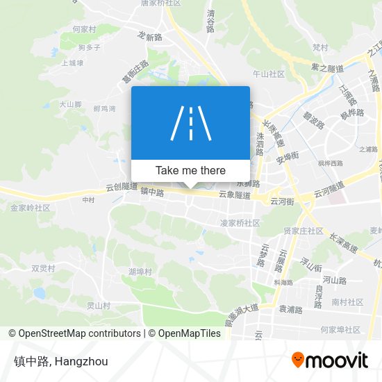 镇中路 map