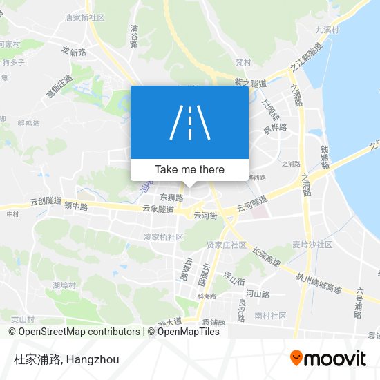 杜家浦路 map