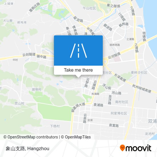 象山支路 map