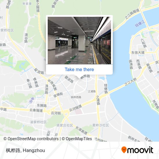 枫桦路 map