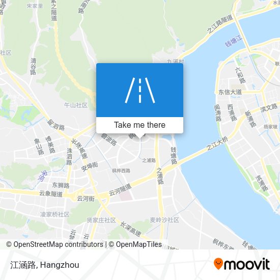 江涵路 map