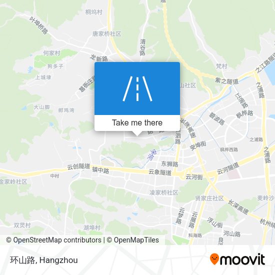 环山路 map