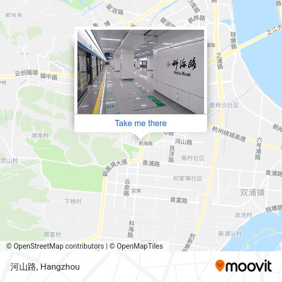 河山路 map