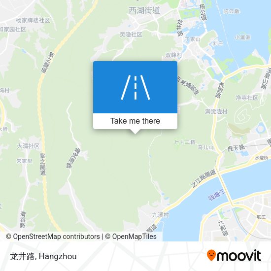 龙井路 map