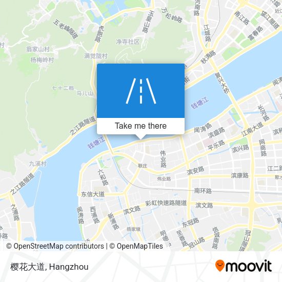 樱花大道 map