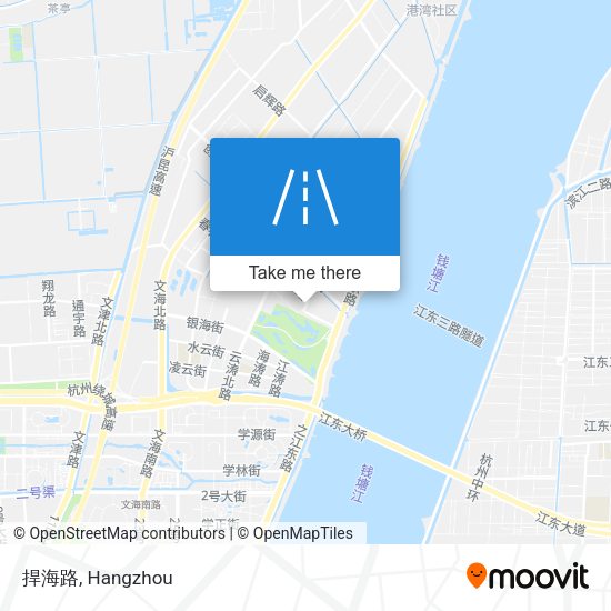 捍海路 map