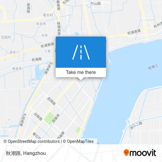 秋潮路 map