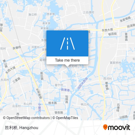 胜利桥 map