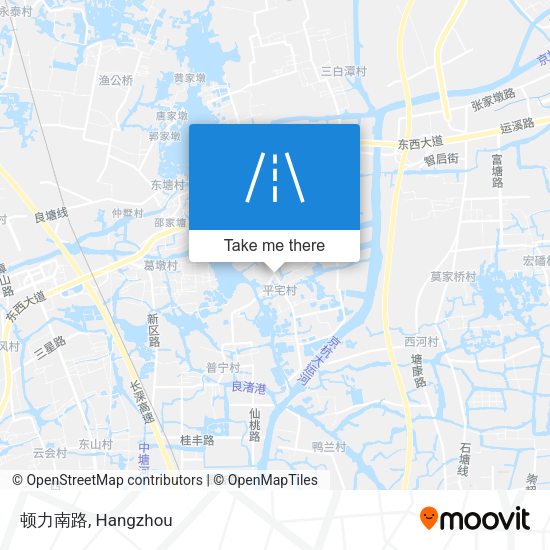 顿力南路 map