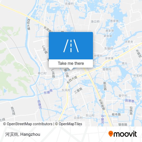 河滨街 map