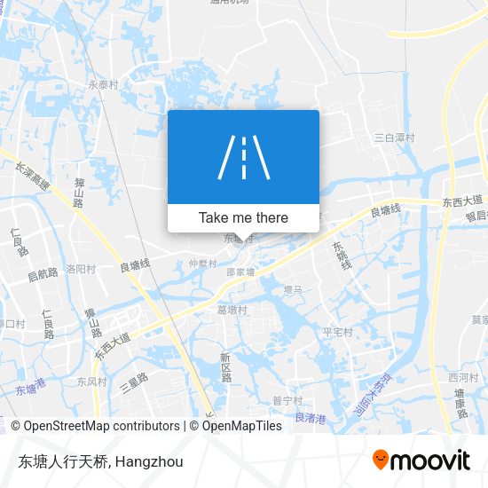 东塘人行天桥 map