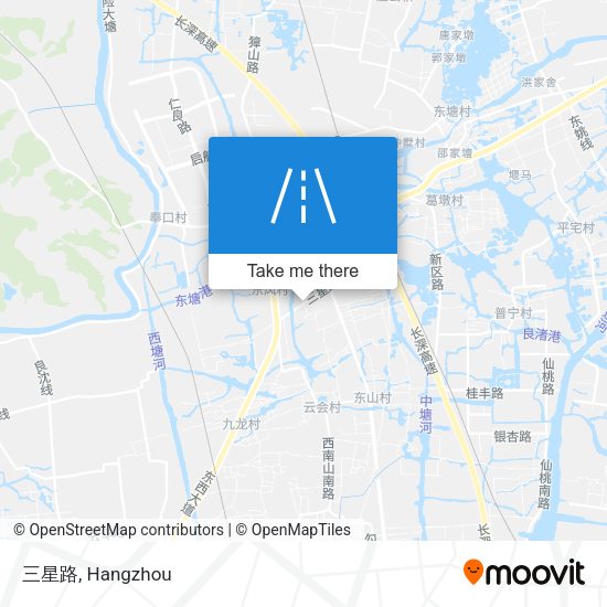 三星路 map