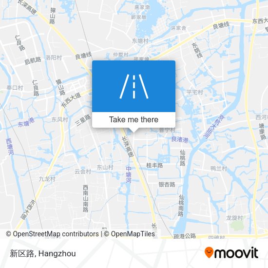 新区路 map