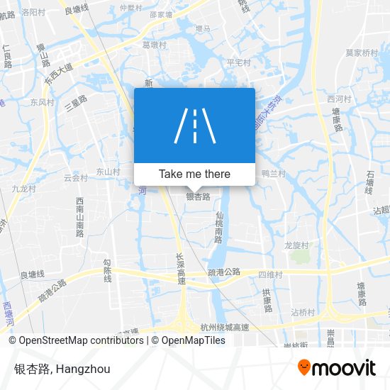 银杏路 map