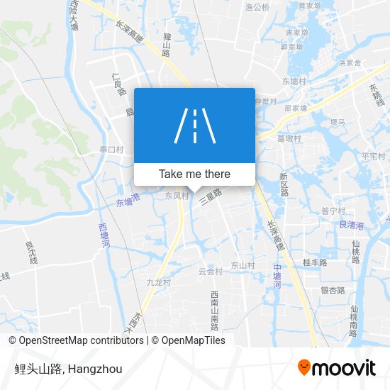鲤头山路 map