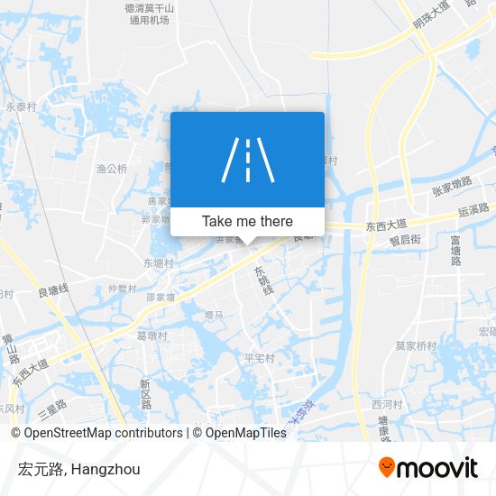 宏元路 map