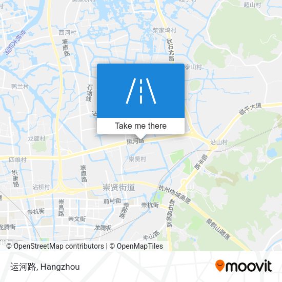 运河路 map